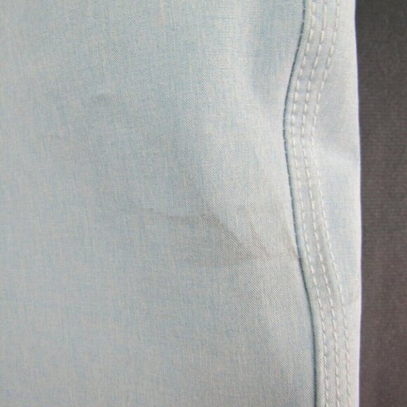 O'Neill Hybrid Light Blue Shorts Mens Size 38 Zip Pocket New Flaws Read - Picture 11 of 12